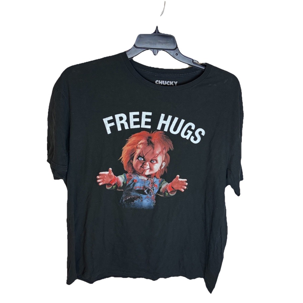 Chucky Free Hugs T Shirt Size XXL Black